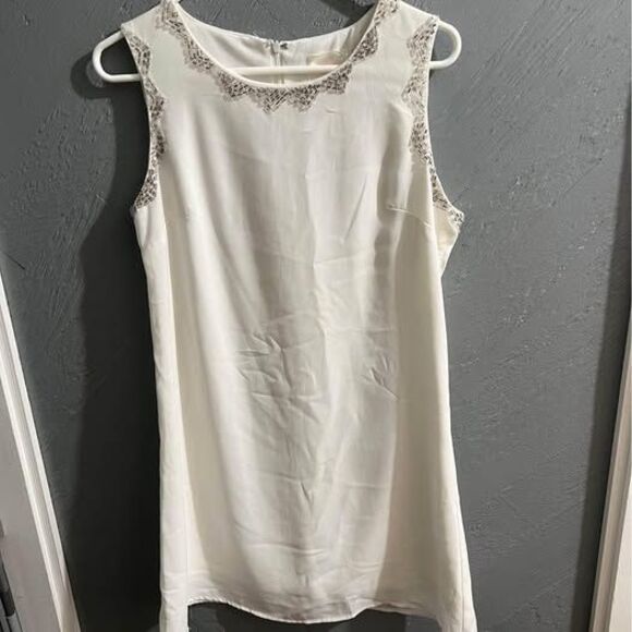White Mini Dress - Picture 1 of 2